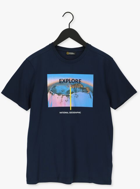 Blauwe NATIONAL GEOGRAPHIC T-shirt GRAPHIC TSHIRT - large
