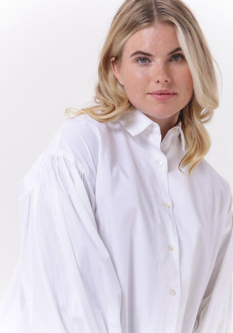 Gebroken wit BY-BAR  SARAH POPLIN BLOUSE - large