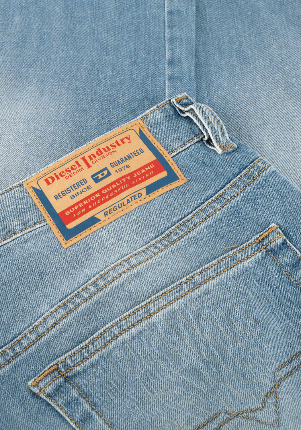 Blauwe DIESEL Straight leg jeans 1993 D-VVL - large