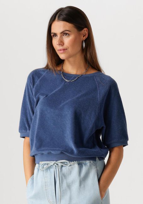 BY-BAR Haut NEVA SLUB TOP en bleu - large