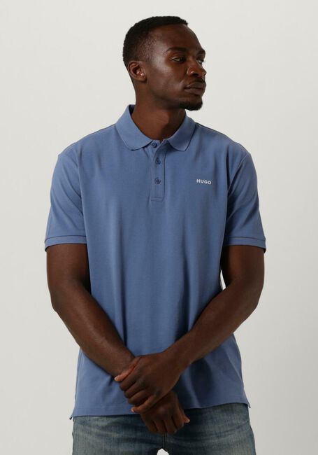 HUGO Polo DONOS222 en bleu - large