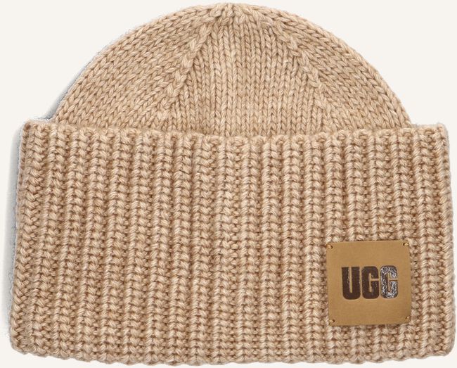 Camel UGG Muts EXAGGERATED CUFF BEANIE Camel UGG Muts EXAGGERATED CUFF BEANIE - large