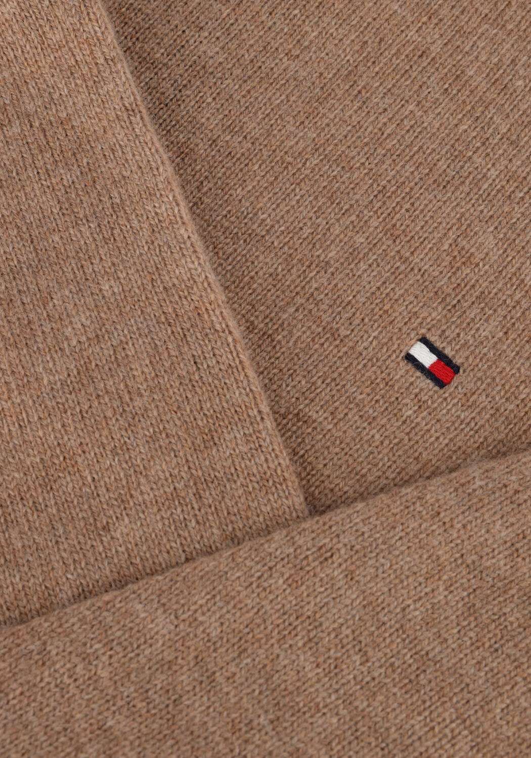 Camel TOMMY HILFIGER Trui LAMBSWOOL CREW NECK - large