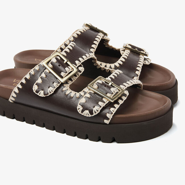 Bruine VIA VAI Slippers RAE TAARA - large