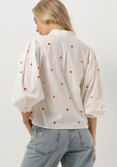 YDENCE Blouse BLOUSE CINDY HEARTS en blanc - large