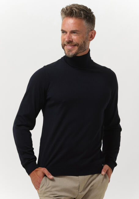 BOSS BLACK Col roulé MUSSO-P Bleu foncé - large