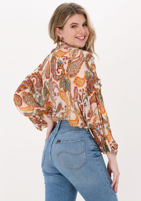 Gele ACCESS  PAISLEY PRINT BLOUSE RUFFLES - large