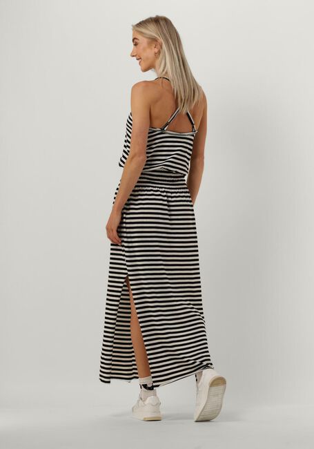 10DAYS Robe midi SMOCK DRESS STRIPE en noir - large