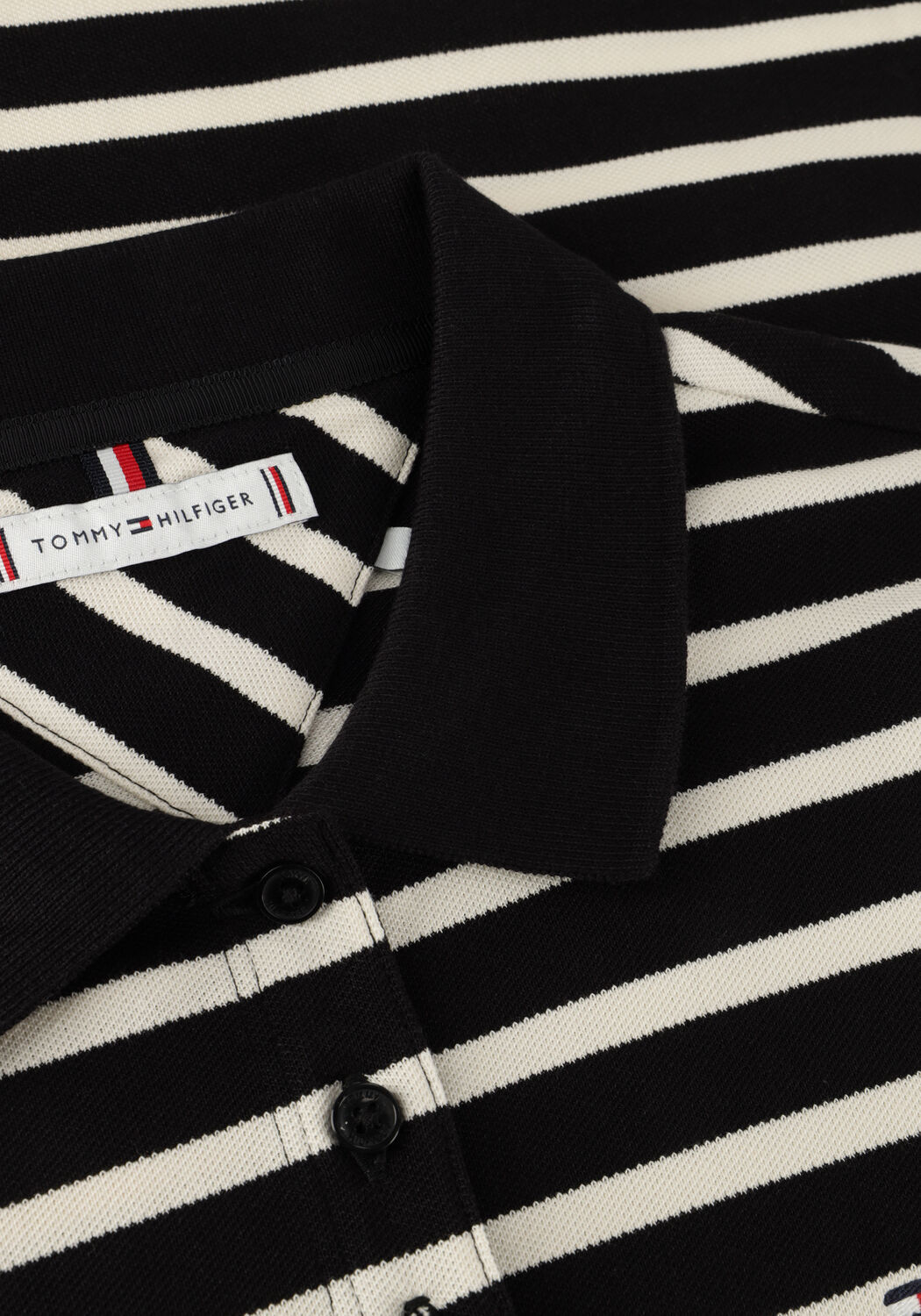 TOMMY HILFIGER Robe midi REG BRETON MIDI POLO DRESS en bleu - large