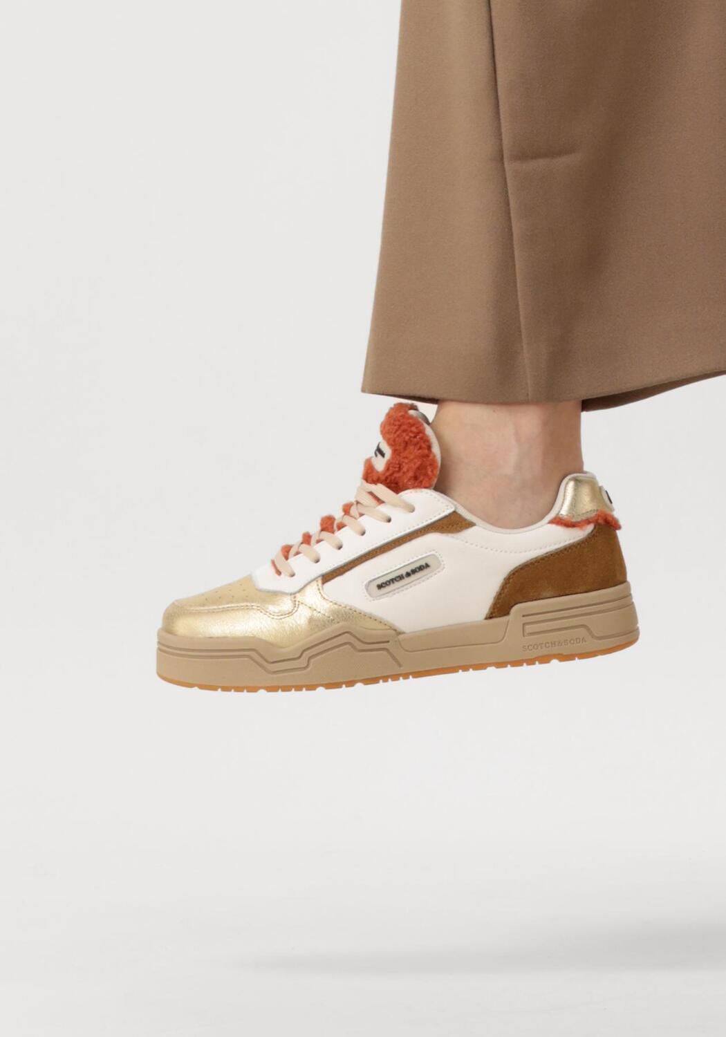Gouden SCOTCH & SODA Sneakers LILLIE LOW - large