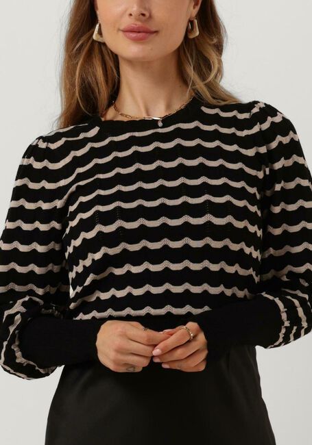 NEO NOIR DARY STITCH KNIT BLOUSE Blouses en noir - large