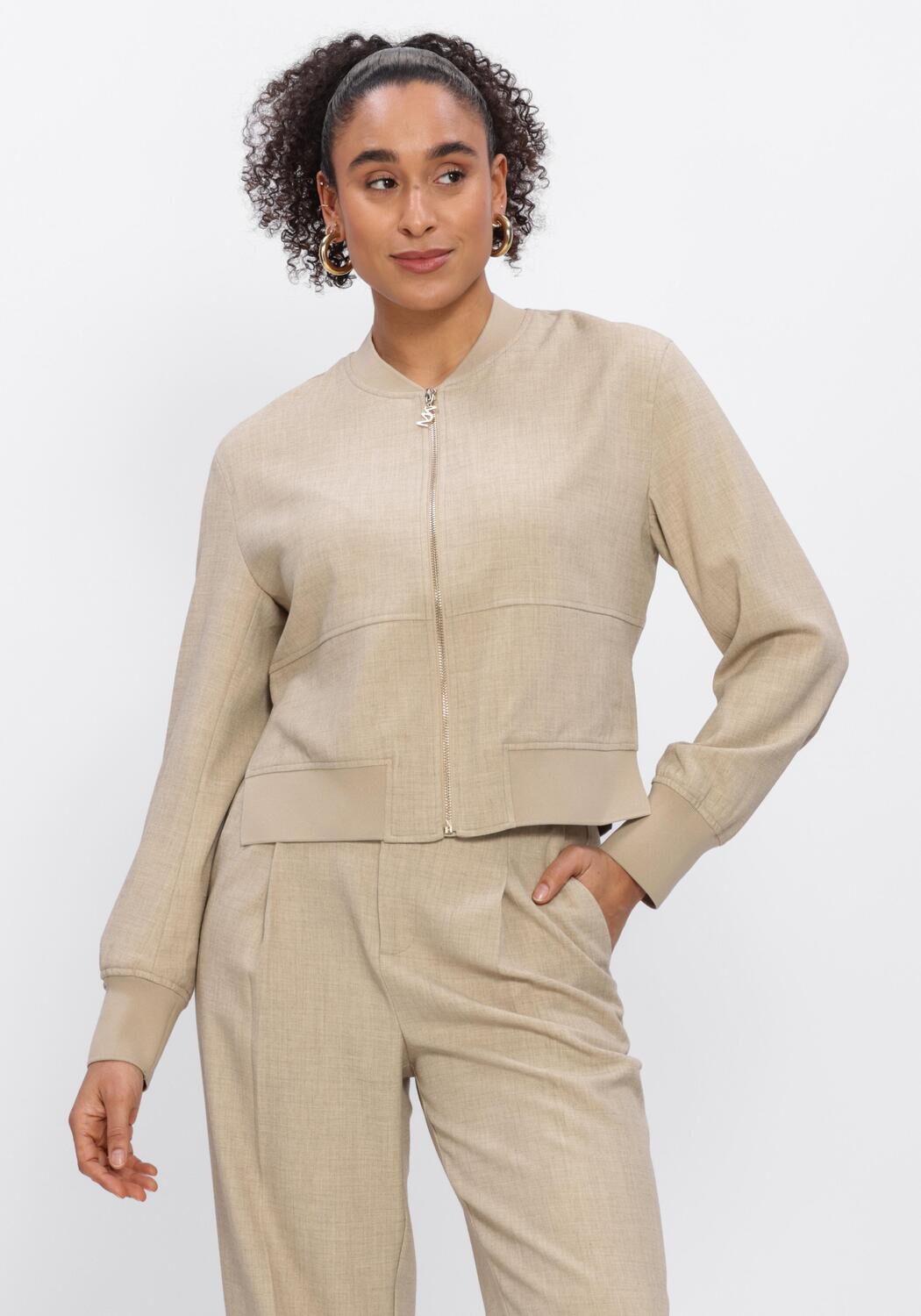 MOS MOSH MMCATE FLAIR JACKET Blouses en beige - large