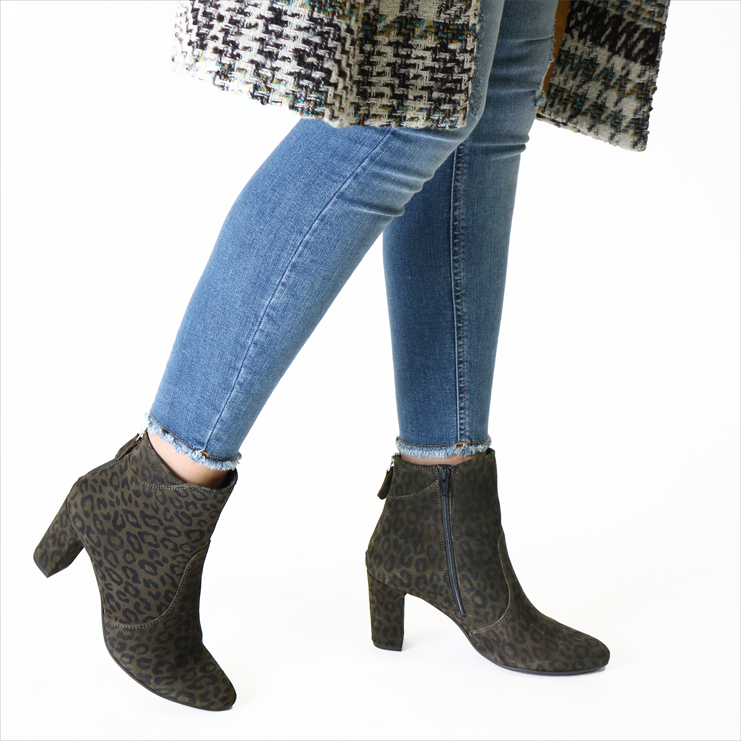 Beige OMODA Enkellaarsjes LPREXI-01 | Omoda