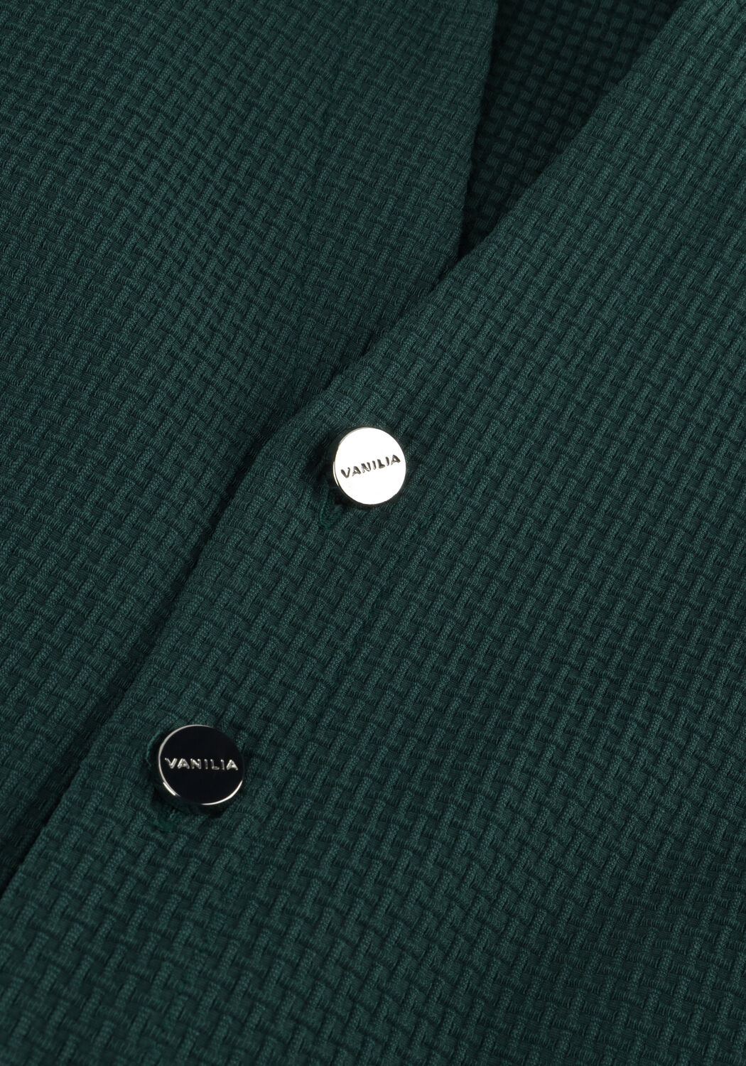 Groene VANILIA  WAFEL PLAYSUIT - large