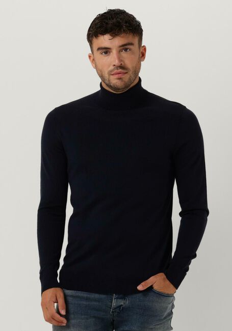 PROFUOMO Col roulé PULLOVER ROLL NECK Bleu foncé - large