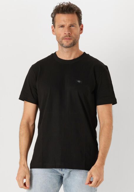 CALVIN KLEIN T-shirt WOVEN LABEL REGULAR TEE en noir - large