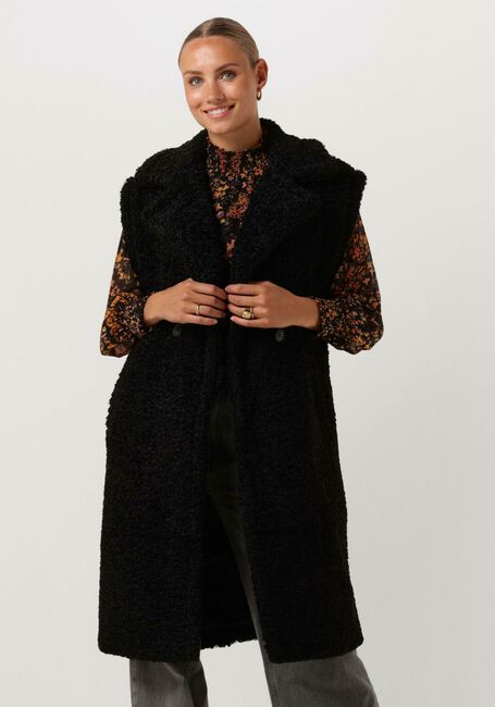 NOTRE-V Gilet TEDDY GILET en noir - large