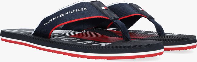 Blauwe TOMMY HILFIGER Teenslippers MASSAGE FOOTBED TH BEACH - large