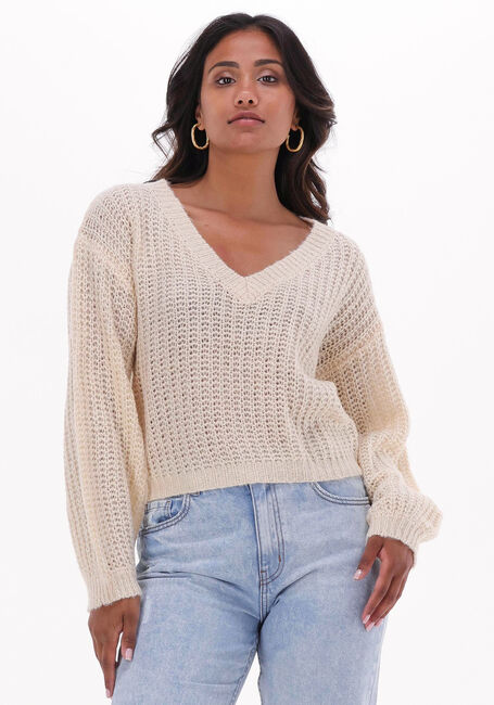 YDENCE Pull KNITTED SWEATER BERYL Écru - large
