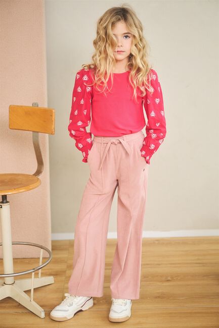 NONO Pantalon SAYLA PALAZZO PANTS en rose - large