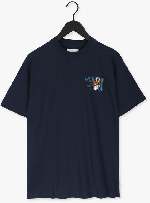 WOODBIRD T-shirt MOLT WIRL TEE Bleu foncé - large