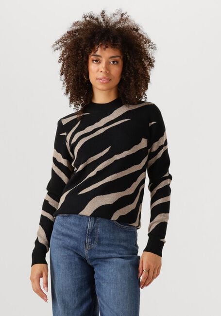 OBJECT Pull OBJRAY L/S KNIT PULLOVER AOP en multicolore - large
