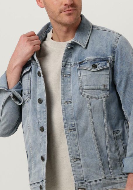 Lichtblauwe PME LEGEND Spijkerjas DENIM JACKET LIGHT BLUE FINISH - large