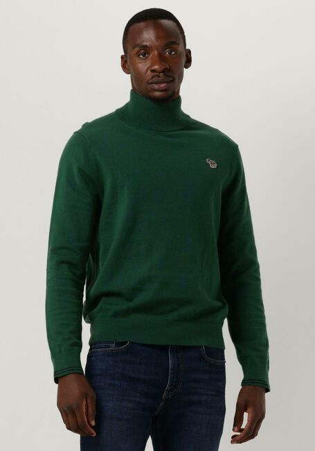PS PAUL SMITH Col roulé MENS SWEATER ROLL NECK ZEB BAD en vert - large
