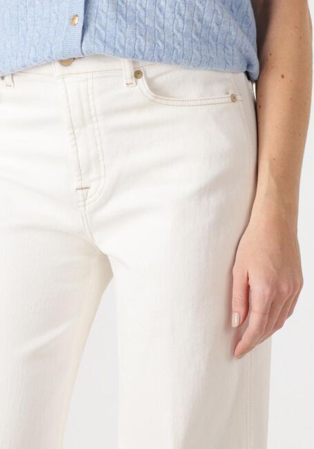 7 FOR ALL MANKIND Wide jeans LOTTA SUGAR Blanc - large