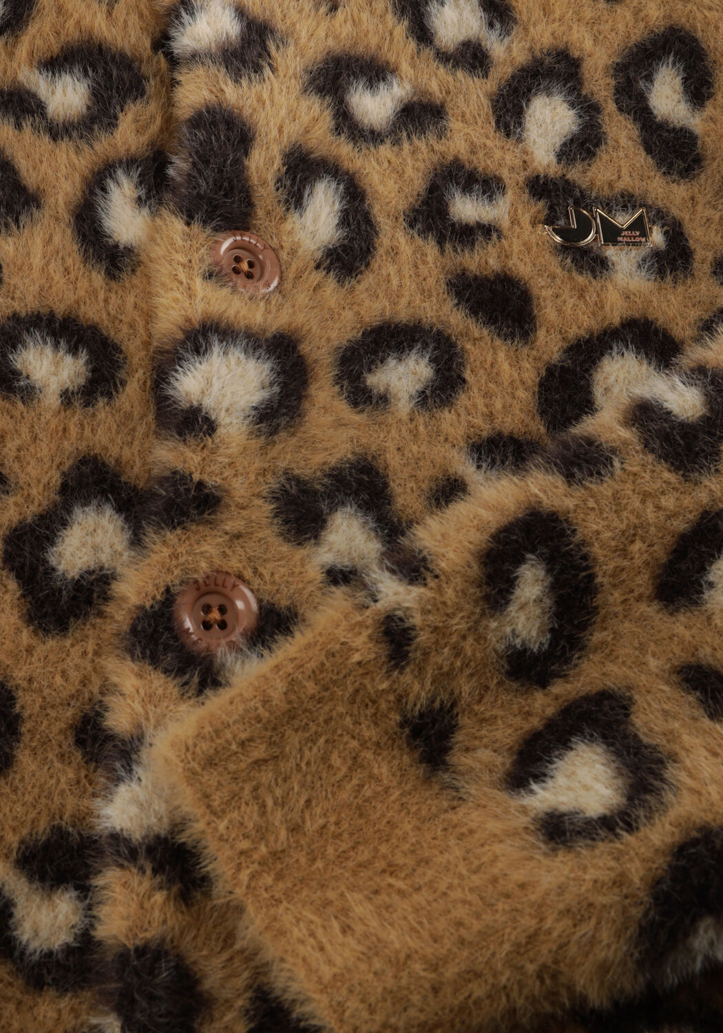 Jelly Mallow Gilet COZY LEOPARD CARDIGAN en marron - large