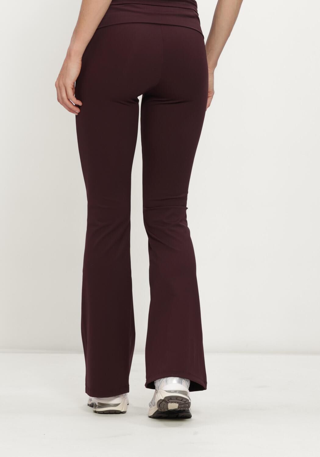 NEO NOIR Pantalon &eacute;vas&eacute; ULIANNA LEGGINGS PANTS Bordeaux - large