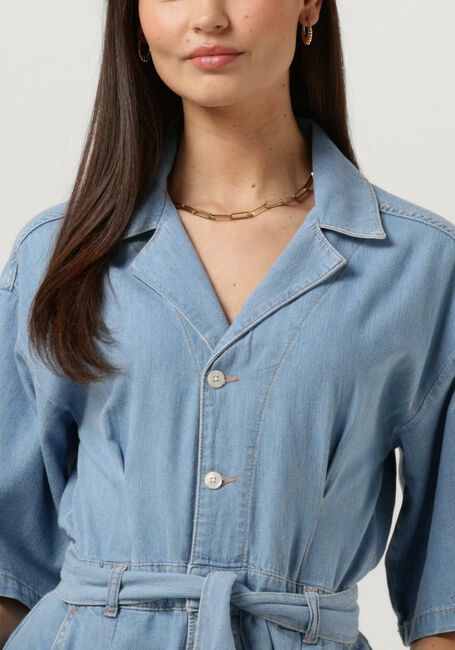 SCOTCH & SODA  WORKED OUT DENIM JUMPSUIT - FREE THINKER en bleu - large