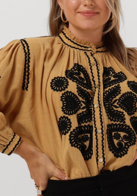 ANTIK BATIK ROBBY BLOUSE Blouses en camel - large