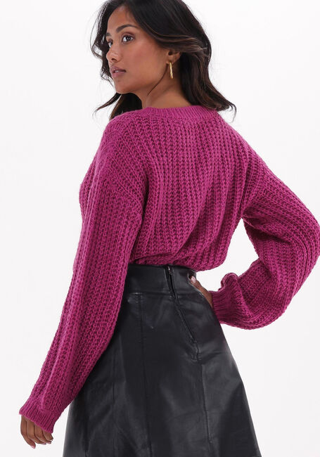 YDENCE Pull KNITTED SWEATER BERYL en violet - large