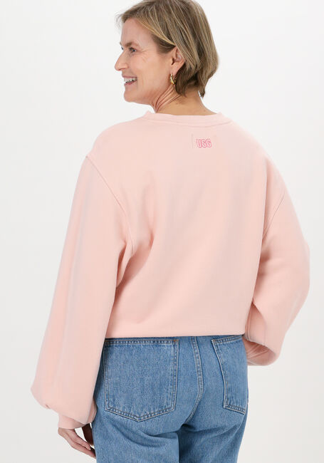 Roze UGG Sweater W BROOK BALLOON SLEEVE CREWNEC - large