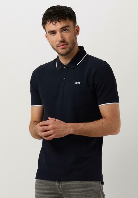 HUGO Polo DINOSO222 Bleu foncé - large