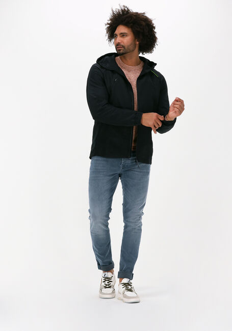 CAST IRON Pull R-NECK COTTON 3 TONE MOULINE SLUB en rose - large