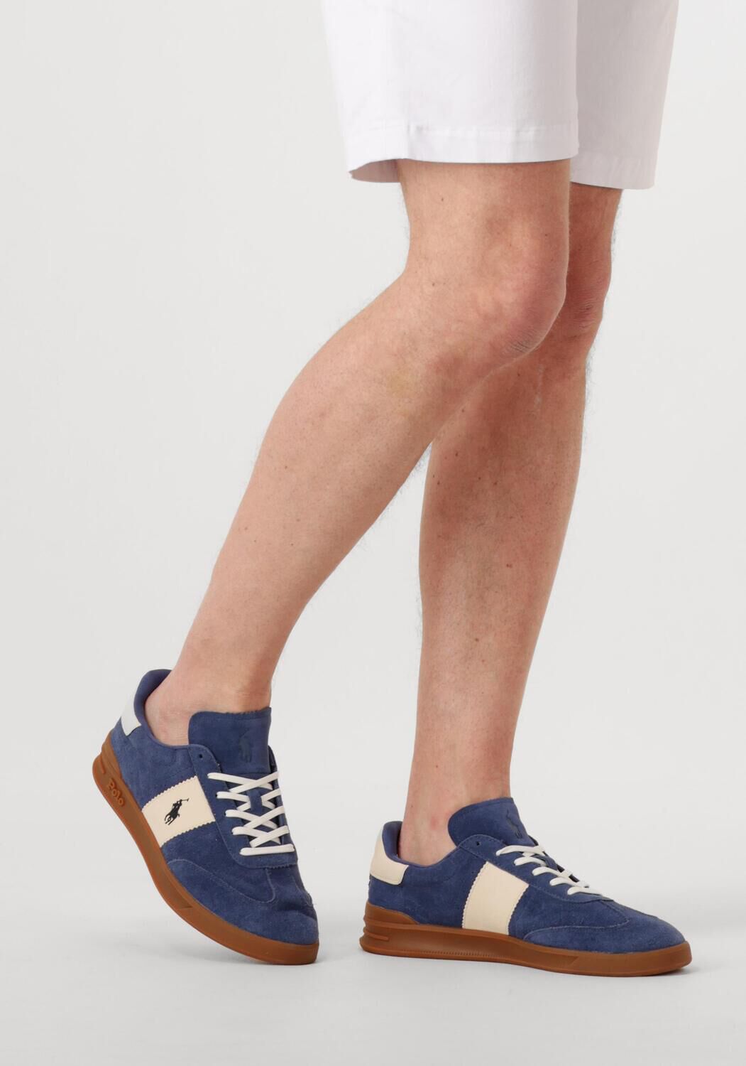 POLO RALPH LAUREN Baskets basses HRT AERA PP LOW TOP LACE en bleu - large