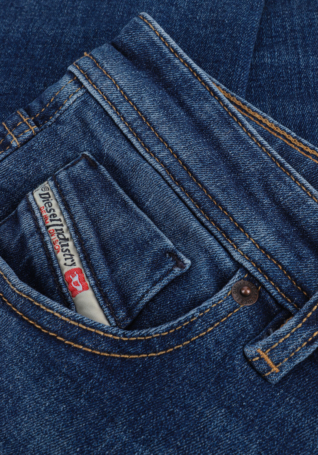 Donkerblauwe DIESEL Straight leg jeans 2004 D-JOY - large
