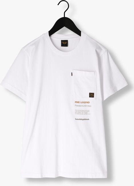 PME LEGEND T-shirt SHORT SLEEVE R-NECK PLAY SINGLE JERSEY Écru - large