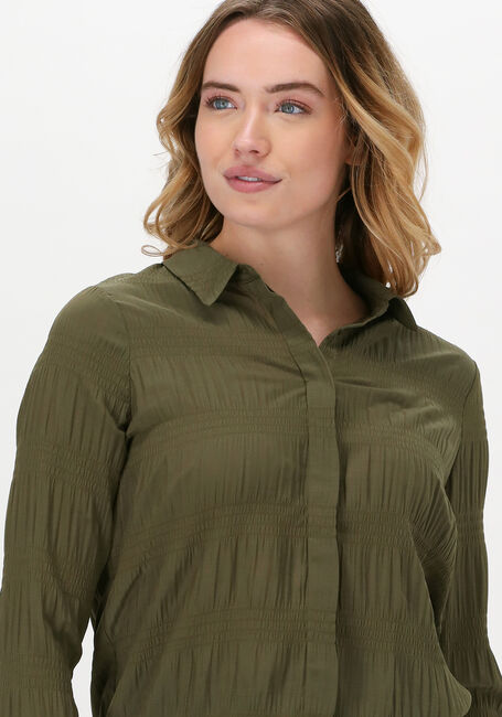 Groene ANOTHER LABEL  DALEN SHIRT L/S - large