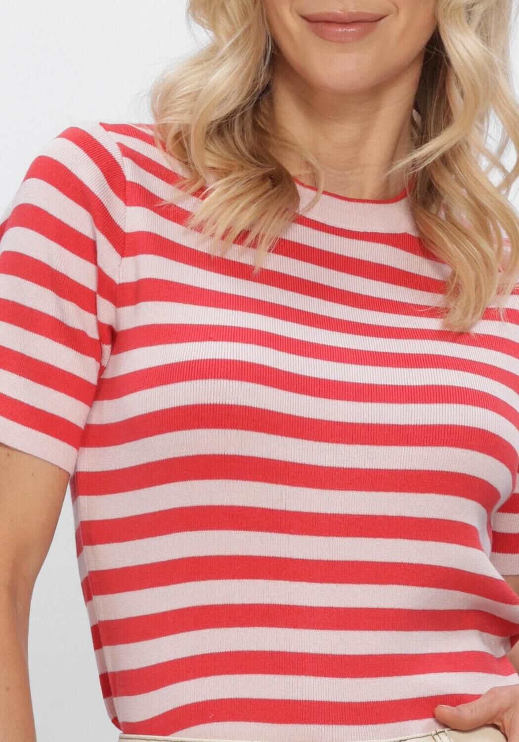 OBJECT Haut OBJESTER S/S NEW KNIT PULLOVER Lilas - large