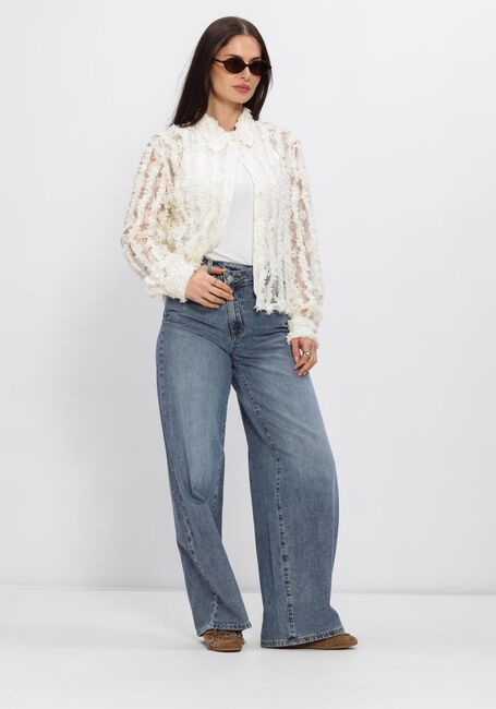 Y.A.S. YASUVA HW WIDE JEANS Jeans en bleu - large