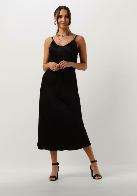 RESORT FINEST Robe midi SLIP DRESS en noir - large