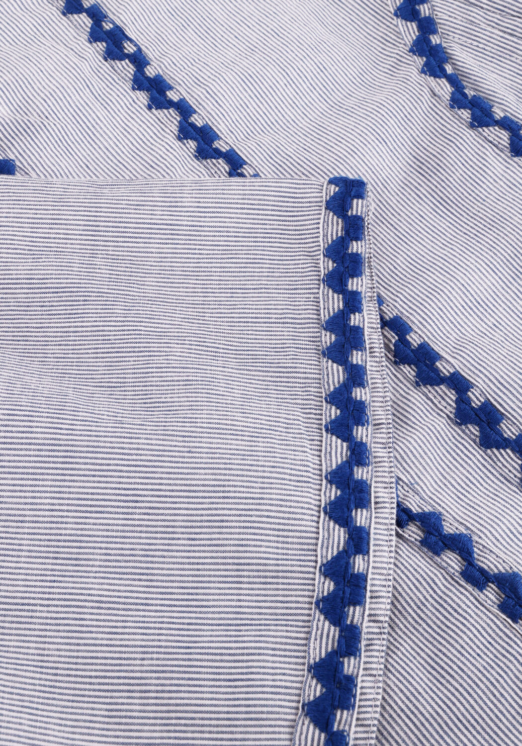 BY-BAR DAVIN PIN STRIPE BLOUSE Blouses en bleu - large