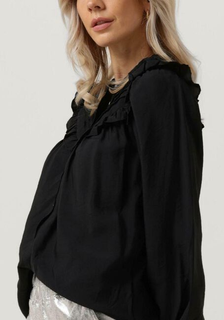 CO'COUTURE CALLUM FRILL SHOULDER SHIRT Blouses en noir - large