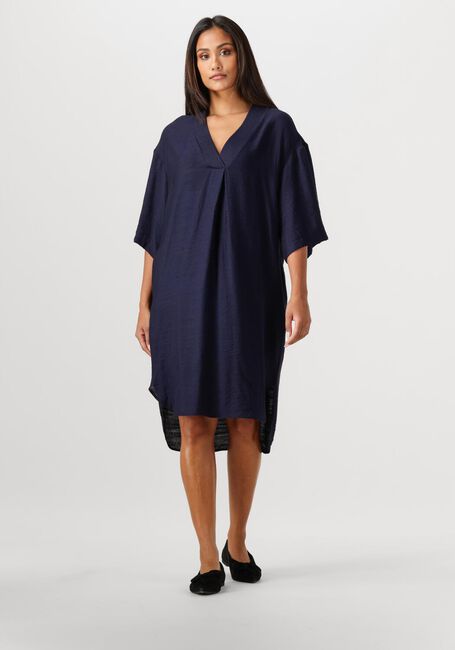 Donkerblauwe CO'COUTURE Mini jurk CARYN PLEAT TUNIC DRESS - large