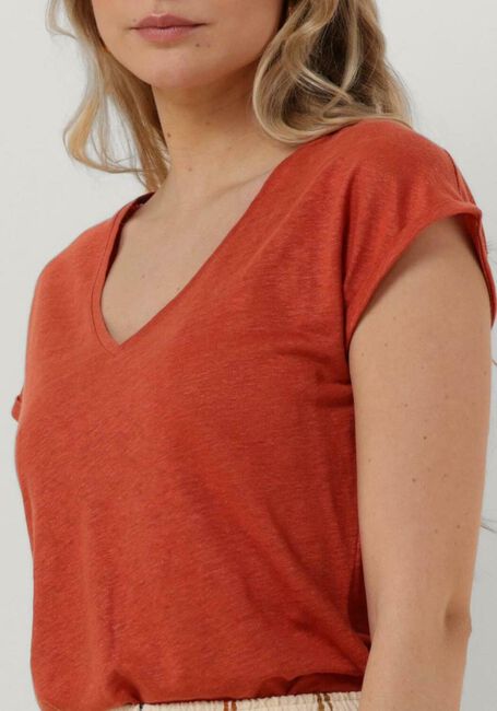 Rode BY-BAR T-shirt MILA ORGANIC LINEN TOP - large