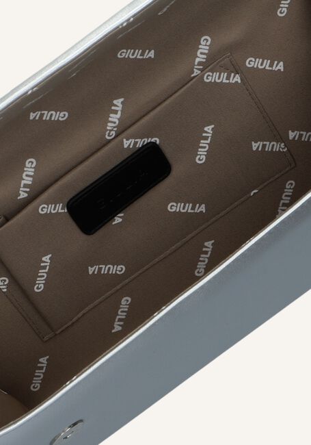 Zilveren GIULIA Clutch G.HANDBAG Zilveren GIULIA Clutch G.HANDBAG - large