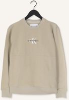 CALVIN KLEIN Chandail MONOGRAM LOGO CREW NECK Sable CALVIN KLEIN Chandail MONOGRAM LOGO CREW NECK Sable - medium